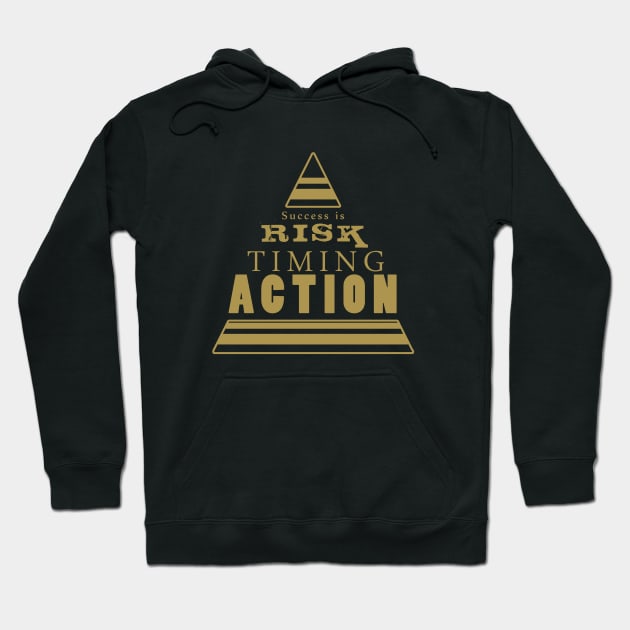 Success is... (Gold) Hoodie by adamzworld